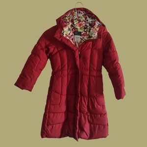 Patagonia Red Down Filled Kids Coat | 5 - 6 yrs